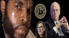 BITCOIN-Larry Fink, Cathy Wood, and Clubber Lang are on a boat-Arabic version