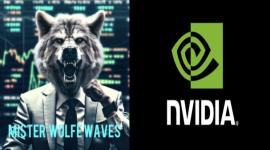 NVIDIA with high earnings expectations and a bearish Butterfly pattern pointing down